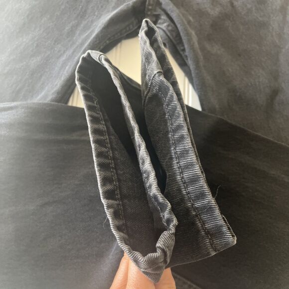 Levi's 505 Men's Jeans Size 36x34 Straight Fit Black Denim - Picture 8 of 10